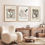 Wallity Huhu254 Cuadro Decorativo de 3 Piezas Multicolor 50 x 35 cm